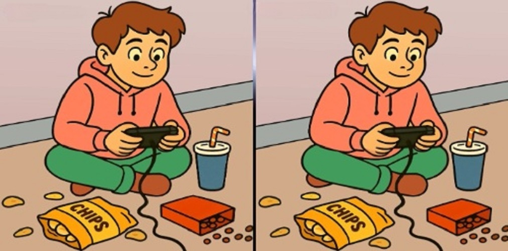 Τεστ παρατηρητικότητας, διαφορές, αγόρι, videogame