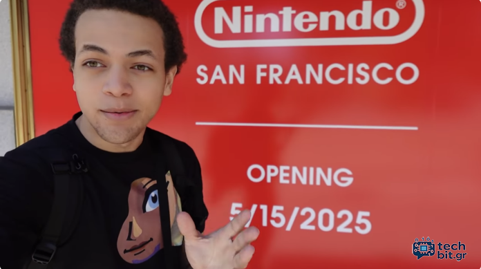 Το Nintendo Store στο Σαν Φρανσίσκο έχει τον πρώτο του κατασκηνωτή
