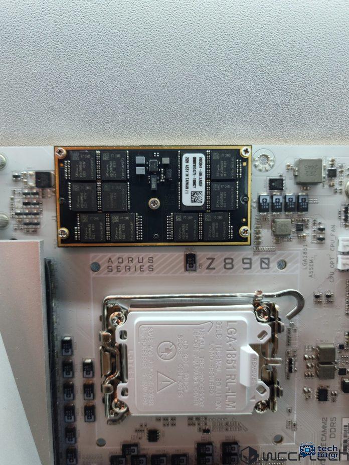 Το Gigabyte αποκαλύπτει το ενημερωμένο Z890 Aorus Tachyon Ice Motherboard, CAMM2 Support & Enhanced Performance με λειτουργία 