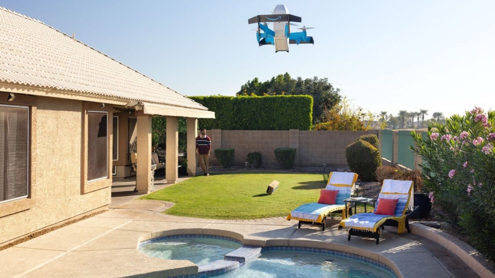 Amazon App USA Drone Delivery Spot Yard
