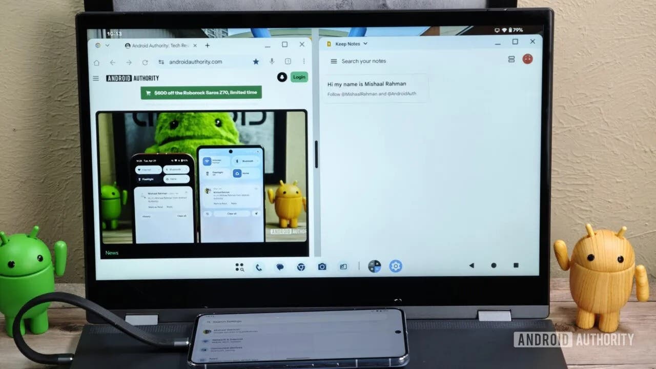 Λειτουργία επιφάνειας εργασίας Android Google