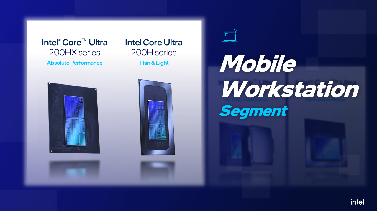 Core Ultra 200H 200HX Κινητό σταθμό εργασίας