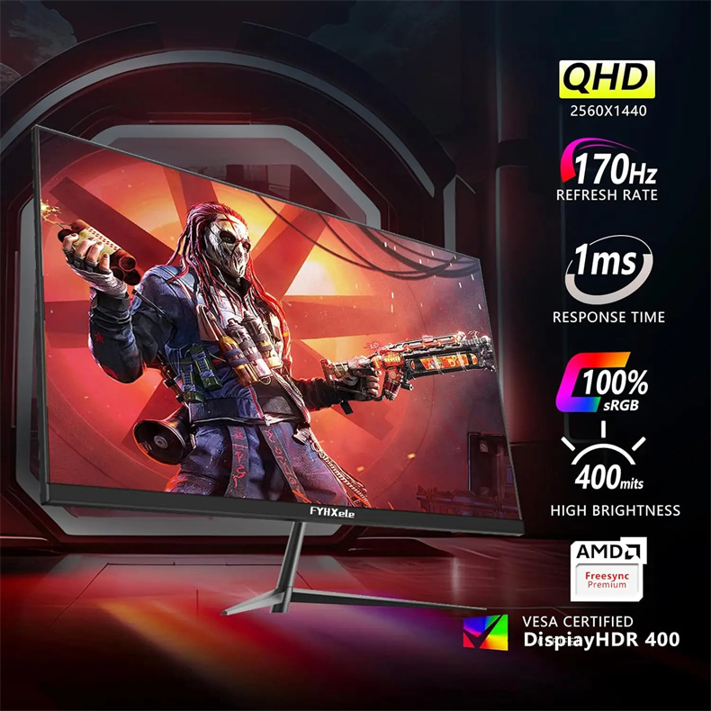 FYHXele FY27QHM2 27 Inch Gaming Monitor display