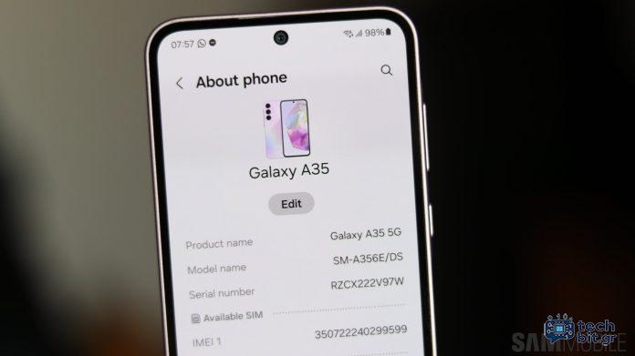 Το Samsung Galaxy A35 One UI 7 Global Rollout ξεκινά με την Ευρώπη