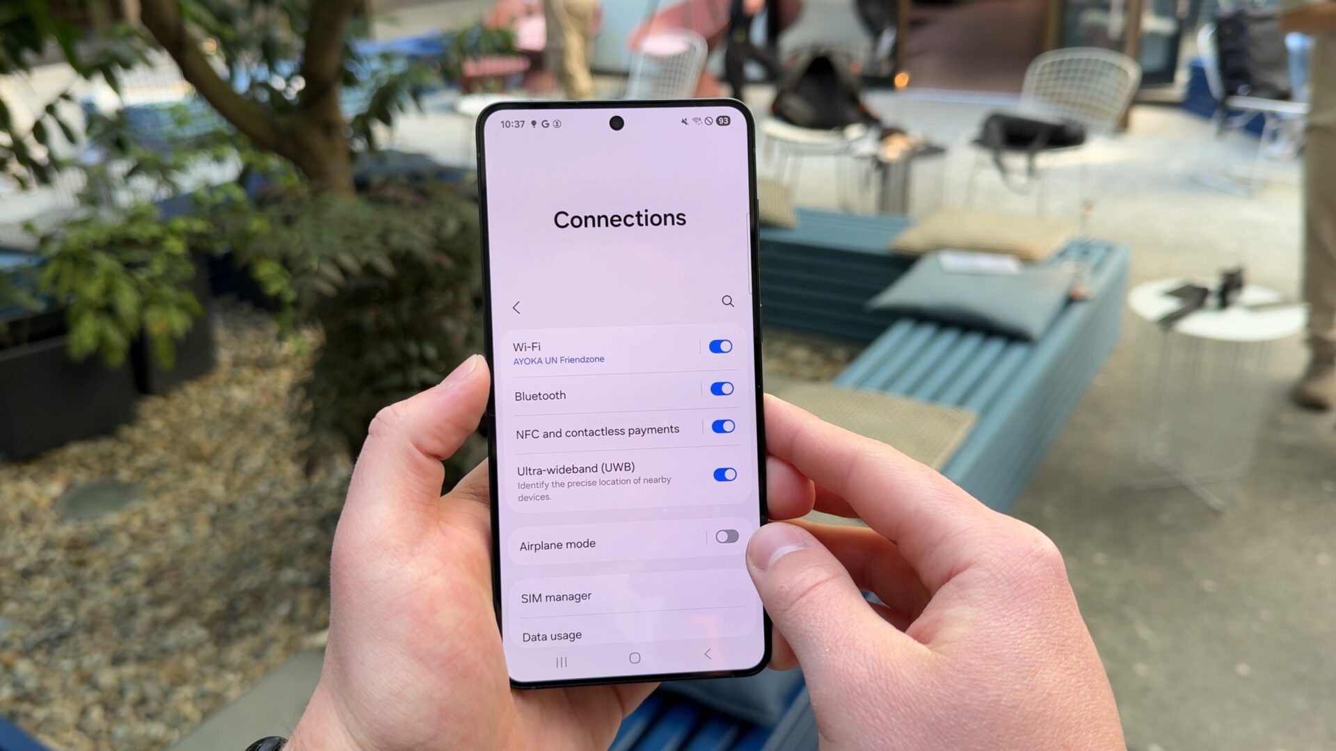 Χαρακτηριστικά συνδεσιμότητας Galaxy S25 Edge