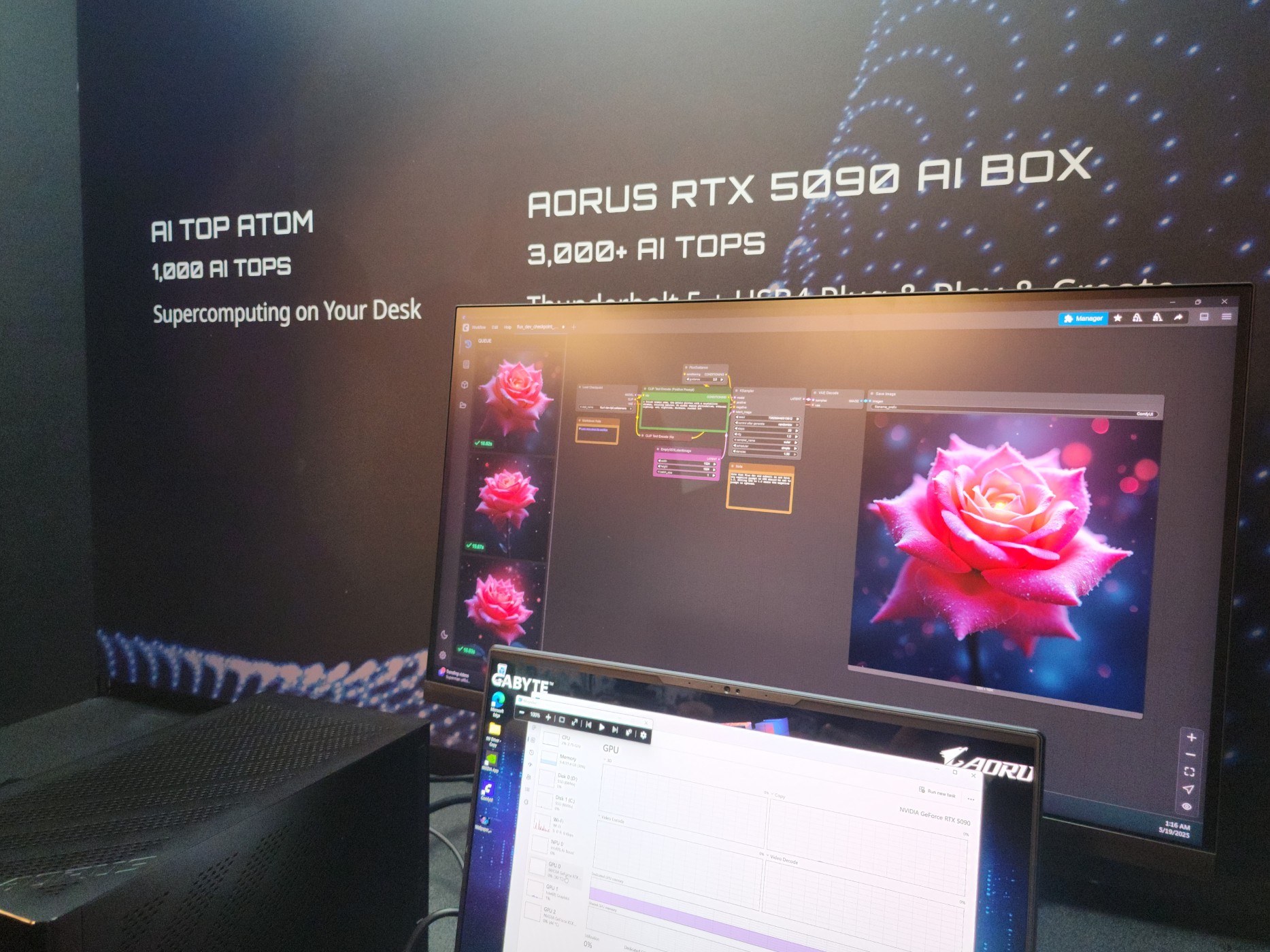 Gigabyte aorus rtx 5090 ai box 1