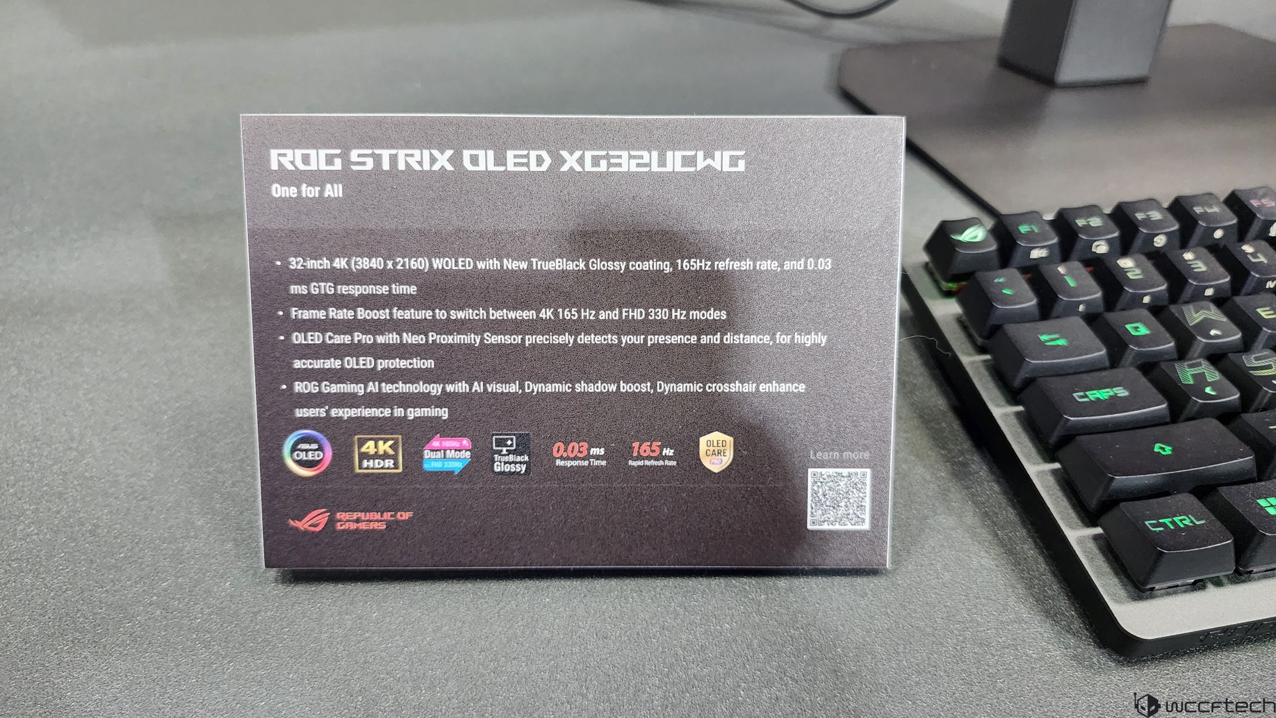 ROG Strix OLED XG32UCWG Specs