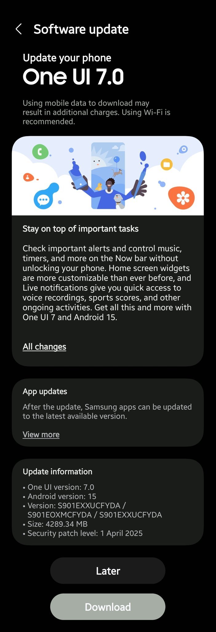 Samsung Galaxy S22 Ultra One UI 7.0 Ενημέρωση Ινδία