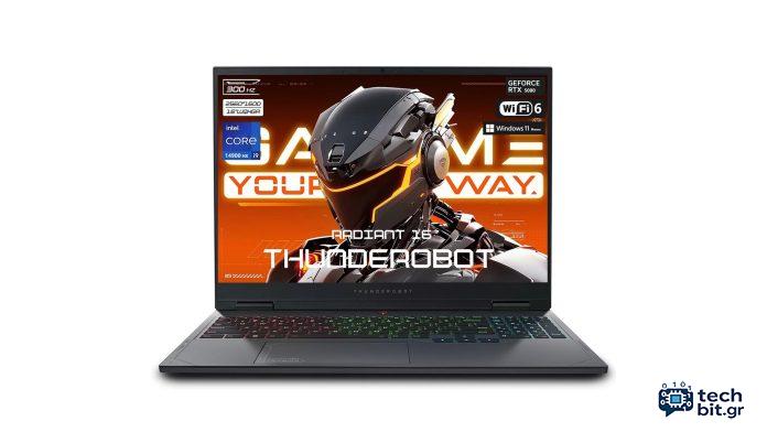 Το RTX 5080-powered Thunderobot Radiant 16 Laptop Gaming έχει τώρα μια ακόμη χαμηλότερη τιμή εκκίνησης για να οδηγήσει αυτά τα ρεκόρ-υψηλό framerates, ξεκινώντας από $ 2.299,99 στο Amazon για τη διαμόρφωση βάσης