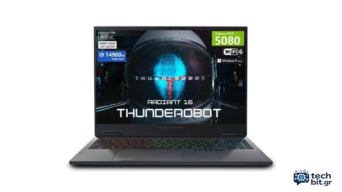 Το Thunderobot Radiant 16 είναι συνδεδεμένο με το νεότερο RTX 5080 της Nvidia και έρχεται με ένα κουπόνι έκπτωσης 500 δολαρίων για τις υψηλότερες διαμορφώσεις, ξεκινώντας από 2.449,99 δολάρια