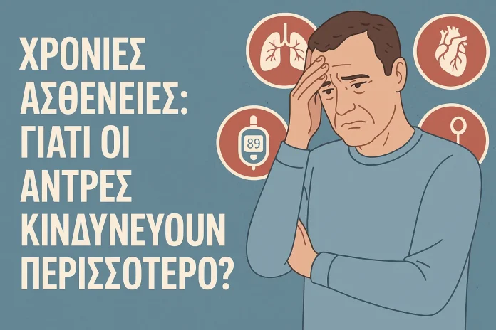Χρόνιες Ασθένειες: Γιατί οι Άντρες Κινδυνεύουν Περισσότερο;