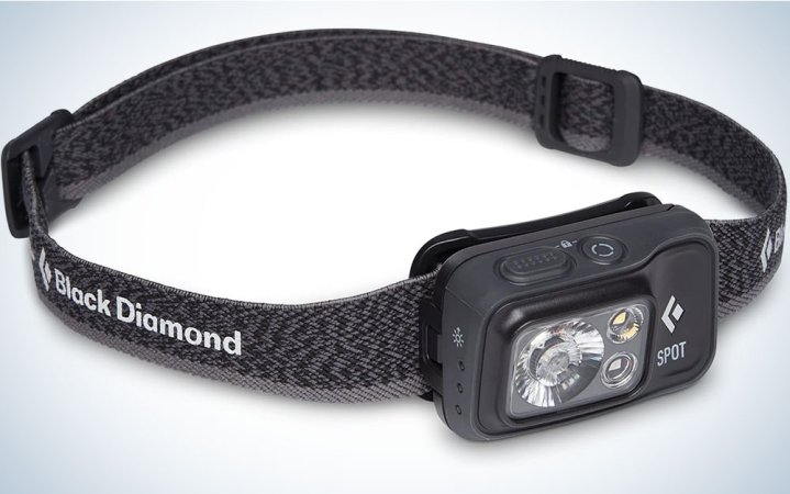   Black Diamond Head Lamp σε απλό φόντο
