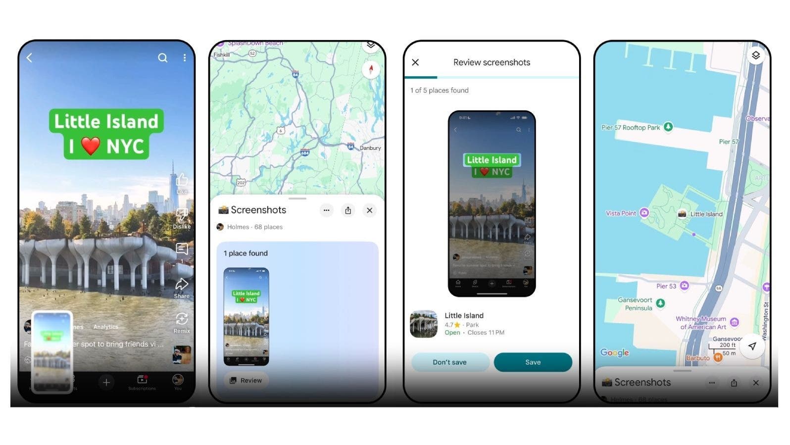 Google Maps Screenshots