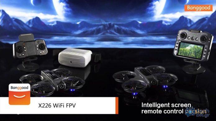 X226 Drone: Βυθίστε το FPV με VR & Double Camera σε τιμή σοκ - μόνο € 71!