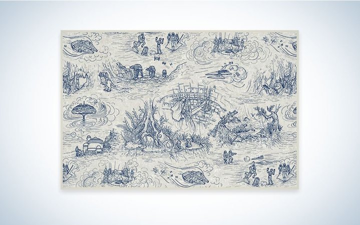   Ruggable Star Wars Rug με χάρτη σε αυτό