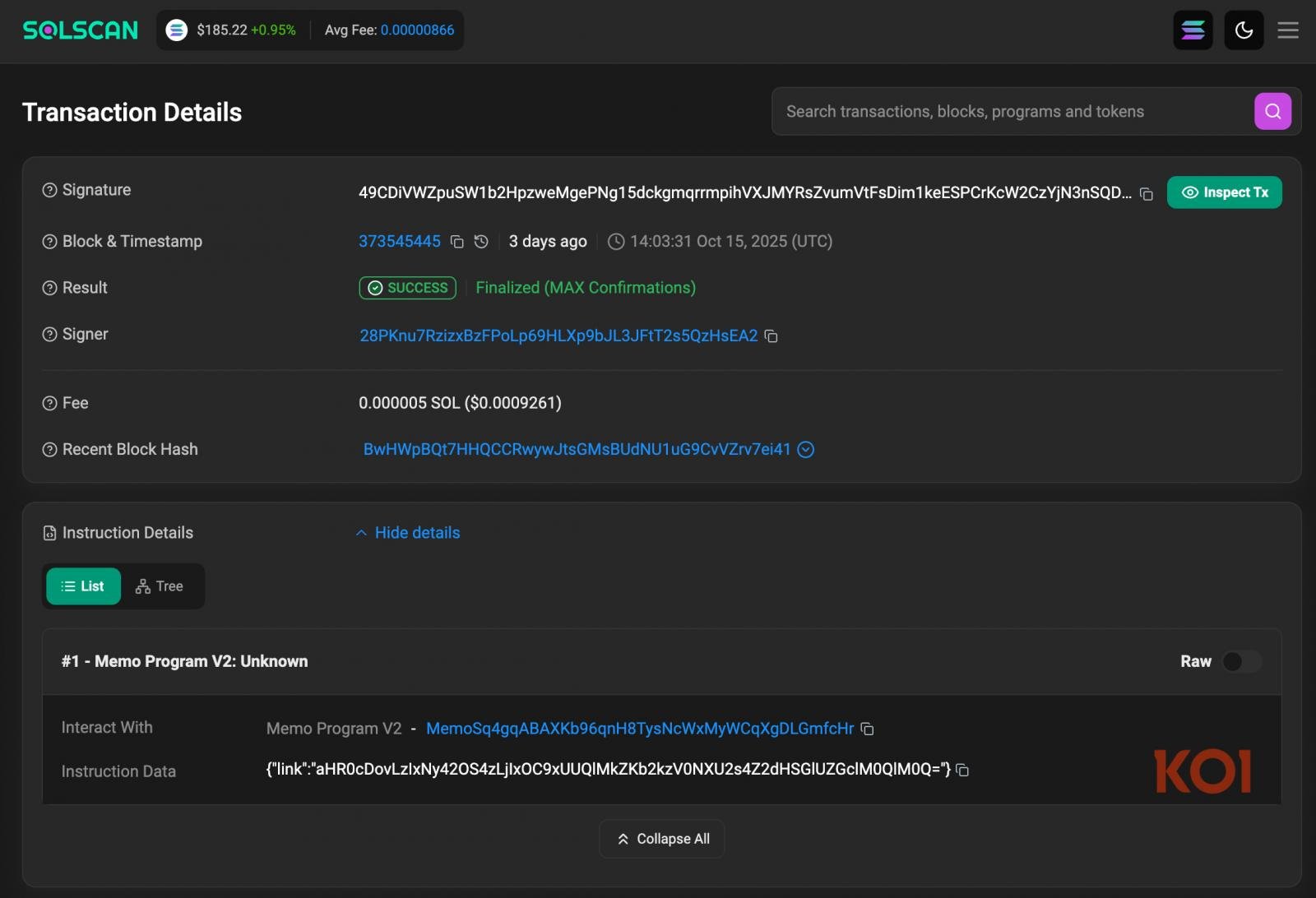 Η συναλλαγή Solana που φέρνει το επόμενο στάδιο