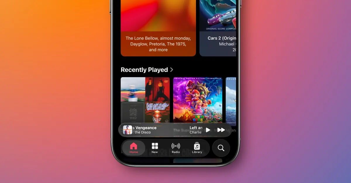 Το iOS 26.1 μόλις έδωσε στην εφαρμογή Μουσική της Apple ένα βολικό νέο κόλπο