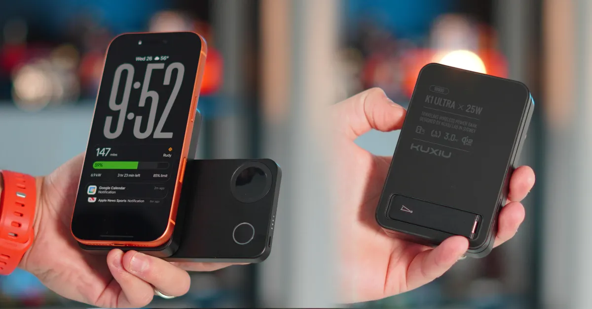 Το K1 Ultra της Kuxiu φορτίζει όλο τον εξοπλισμό της Apple με μοναδικό κόλπο