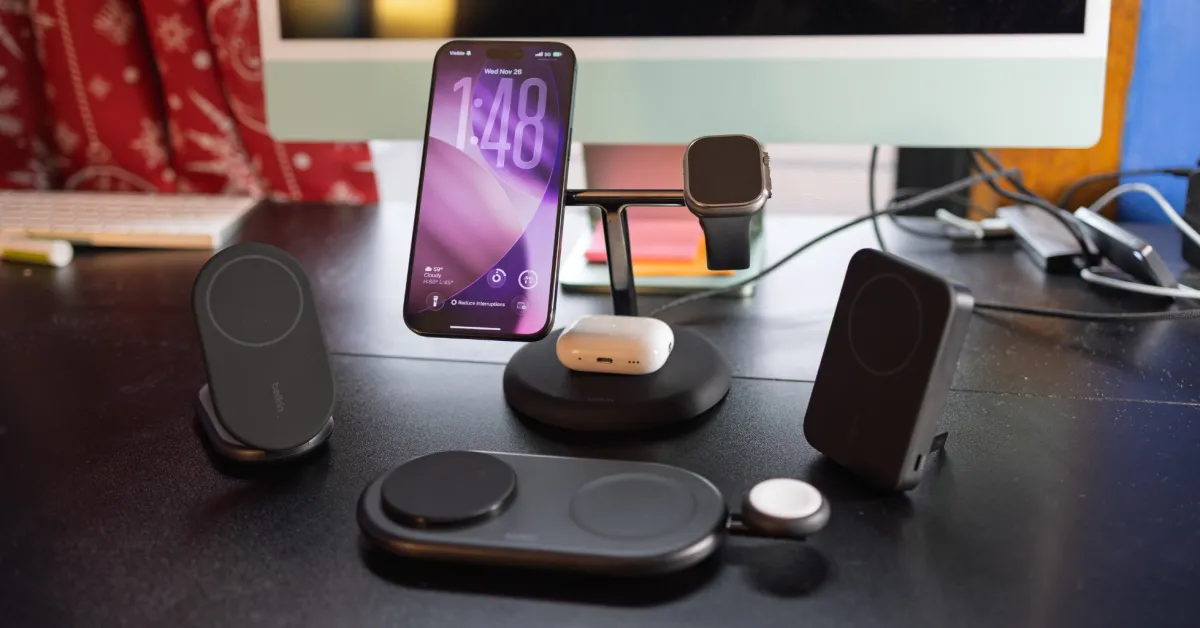 Επικοινωνήστε με τις τελευταίες βάσεις φόρτισης MagSafe της Belkin, power banks και πολλά άλλα
