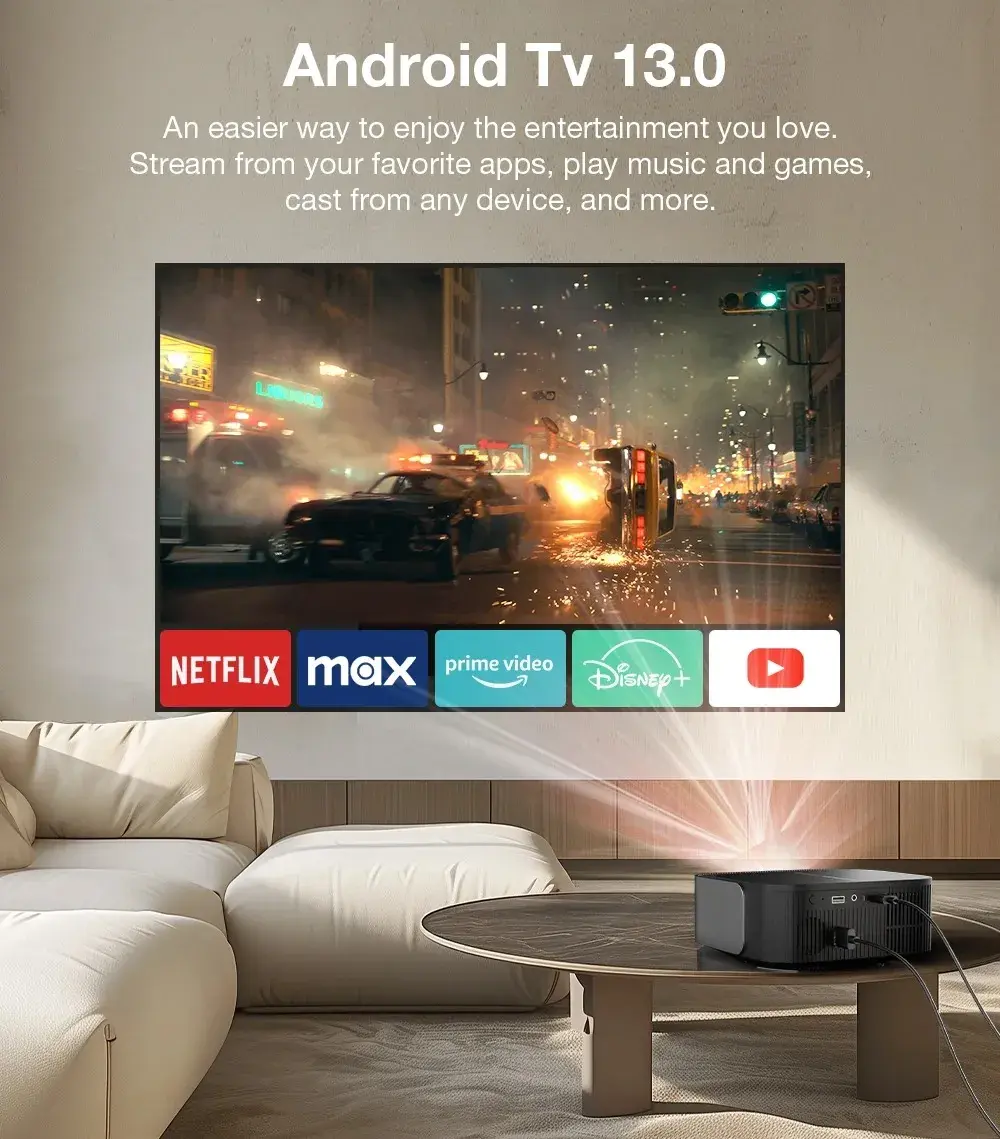 «BlitzWolf BW V10 Ultra: Ο Ειλικρινής Προβολέας που Φέρνει το Netflix στο Σαλόνι σας – Μην το Χάσετε!» BlitzWolf BW V10 Ultra