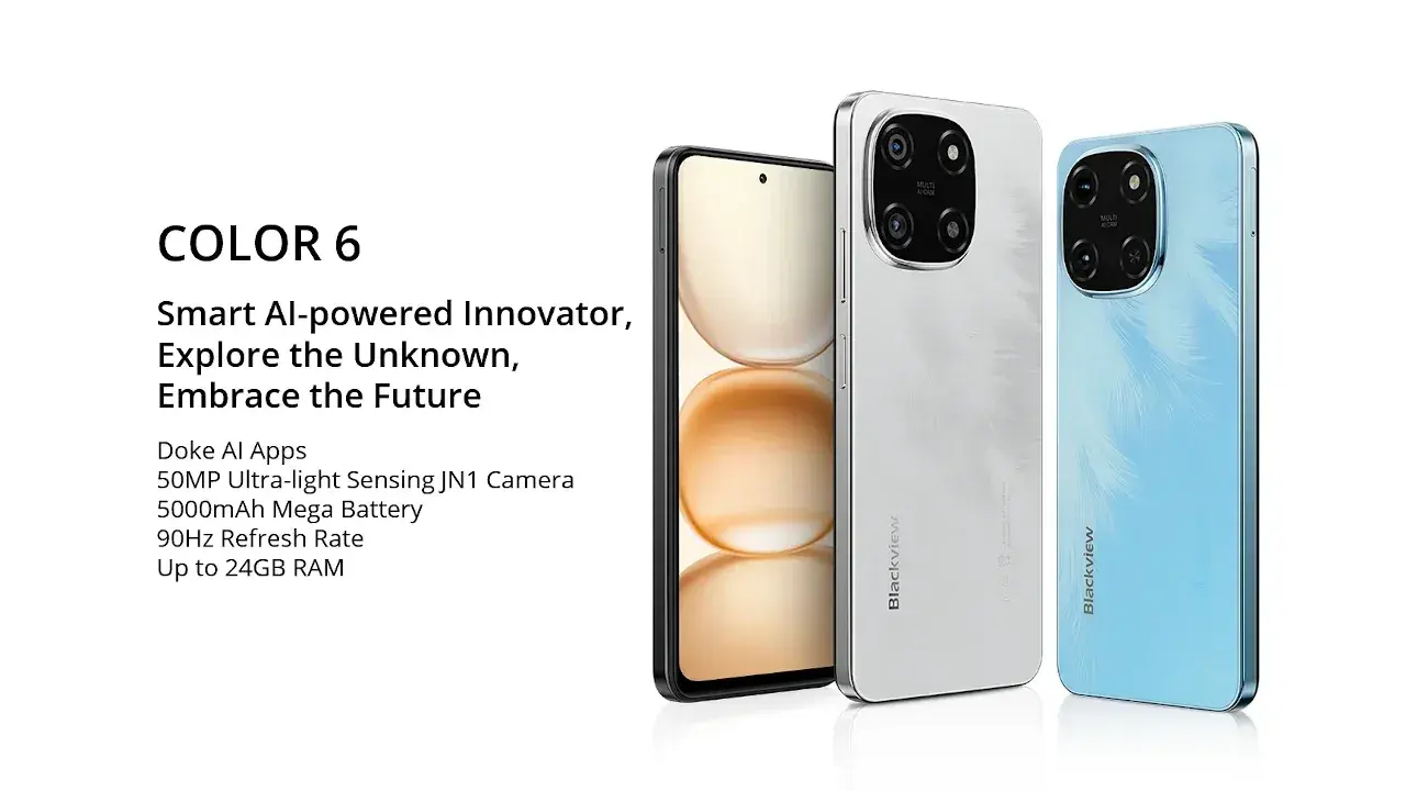 Blackview Color 6 AI: Προσιτή πρόταση “πλήρης RAM” με έμφαση στο AI