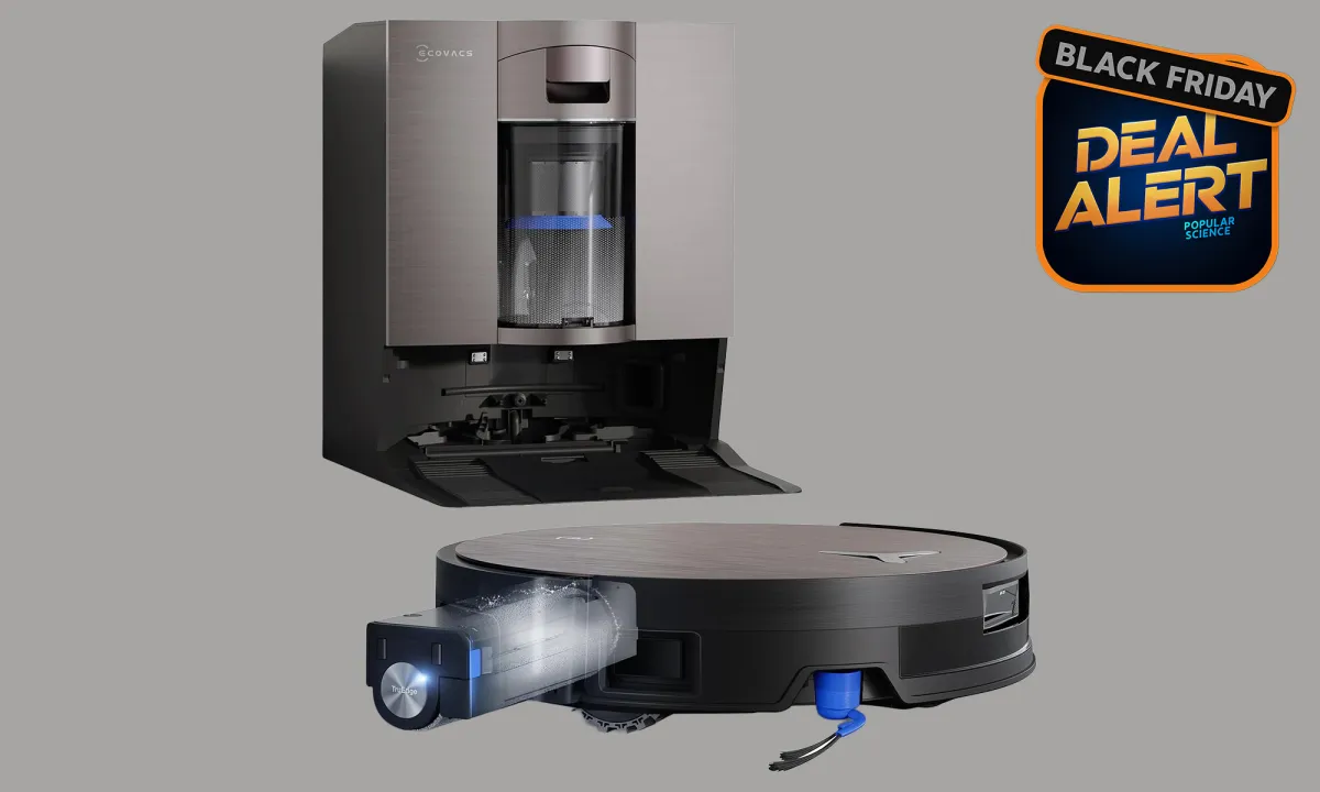 Αυτό το robovac ECOVACS βοηθά στον καθαρισμό ενώ είμαι πολύ απασχολημένος με τη σύνταξη προσφορών για τη Μαύρη Παρασκευή και έχει έκπτωση 500 $