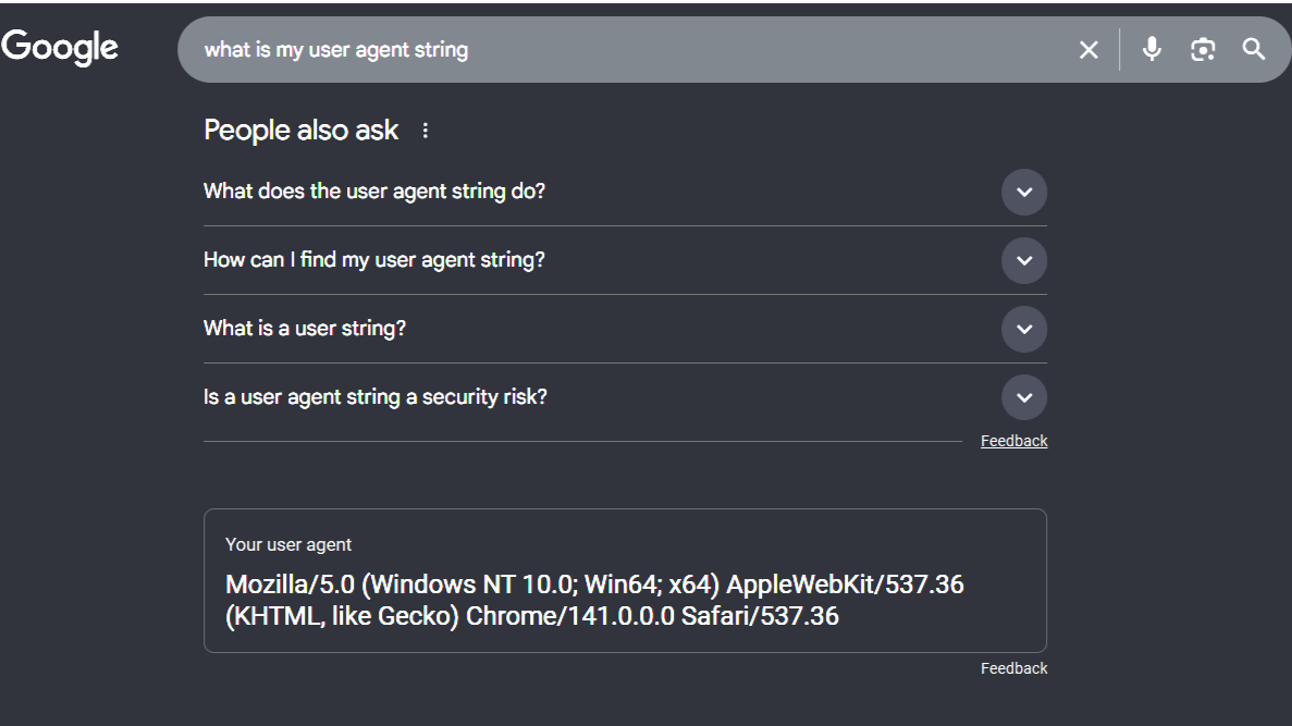Συμβολοσειρά παράγοντα χρήστη