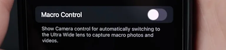 Εναλλαγή Macro Control στην εφαρμογή Ρυθμίσεις