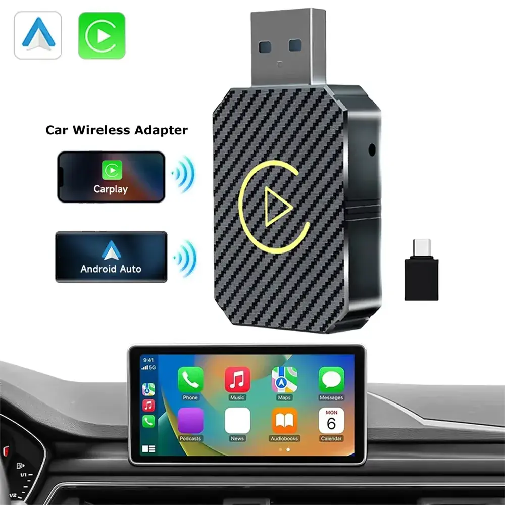 Ασύρματο CarPlay Android Auto Dongle