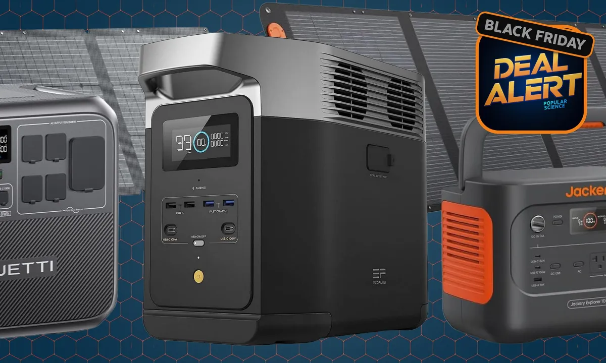 Η Amazon καταρρίπτει τις αγαπημένες μας ηλιακές γεννήτριες από Jackery, Bluetti, EcoFlow και άλλα με τεράστιες εκπτώσεις στη Black Friday