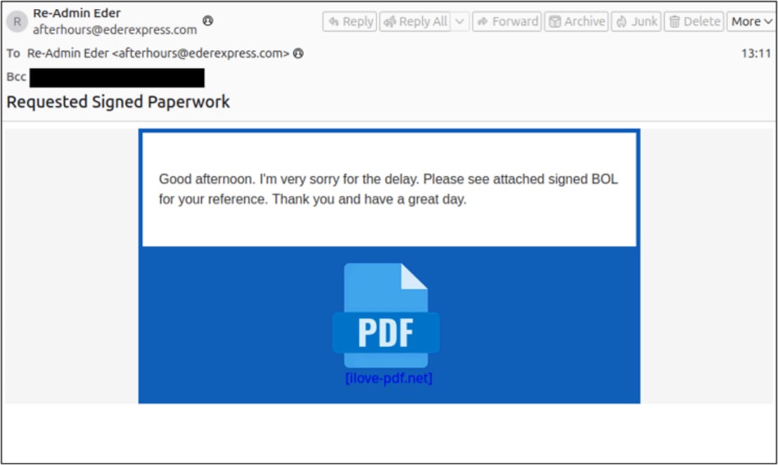 Απευθείας email που αποστέλλεται σε μεγαλύτερες εταιρείες