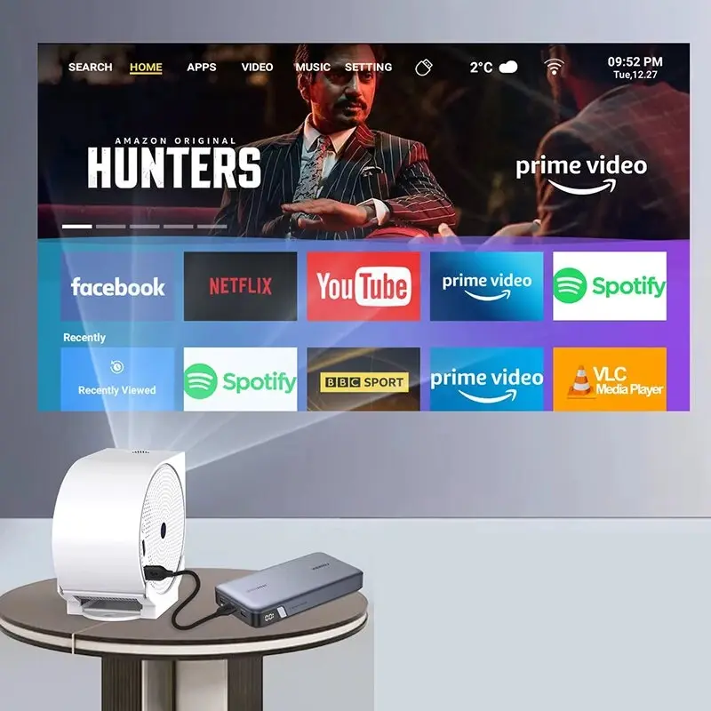 «Ανακαλύψτε τον Φορητό Προβολέα ProjeStar Snails 4K: Ήρθε η ώρα να απογειώσετε την εμπειρία σας με μόλις 43€!»