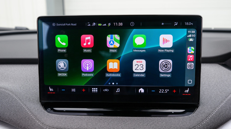 Διασύνδεση CarPlay μέσα σε όχημα