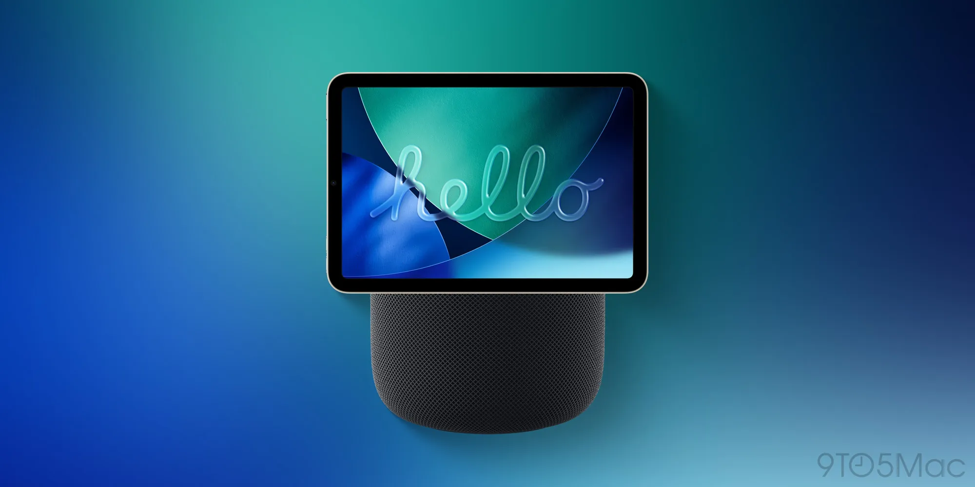 Μακέτα έννοιας HomePod touch