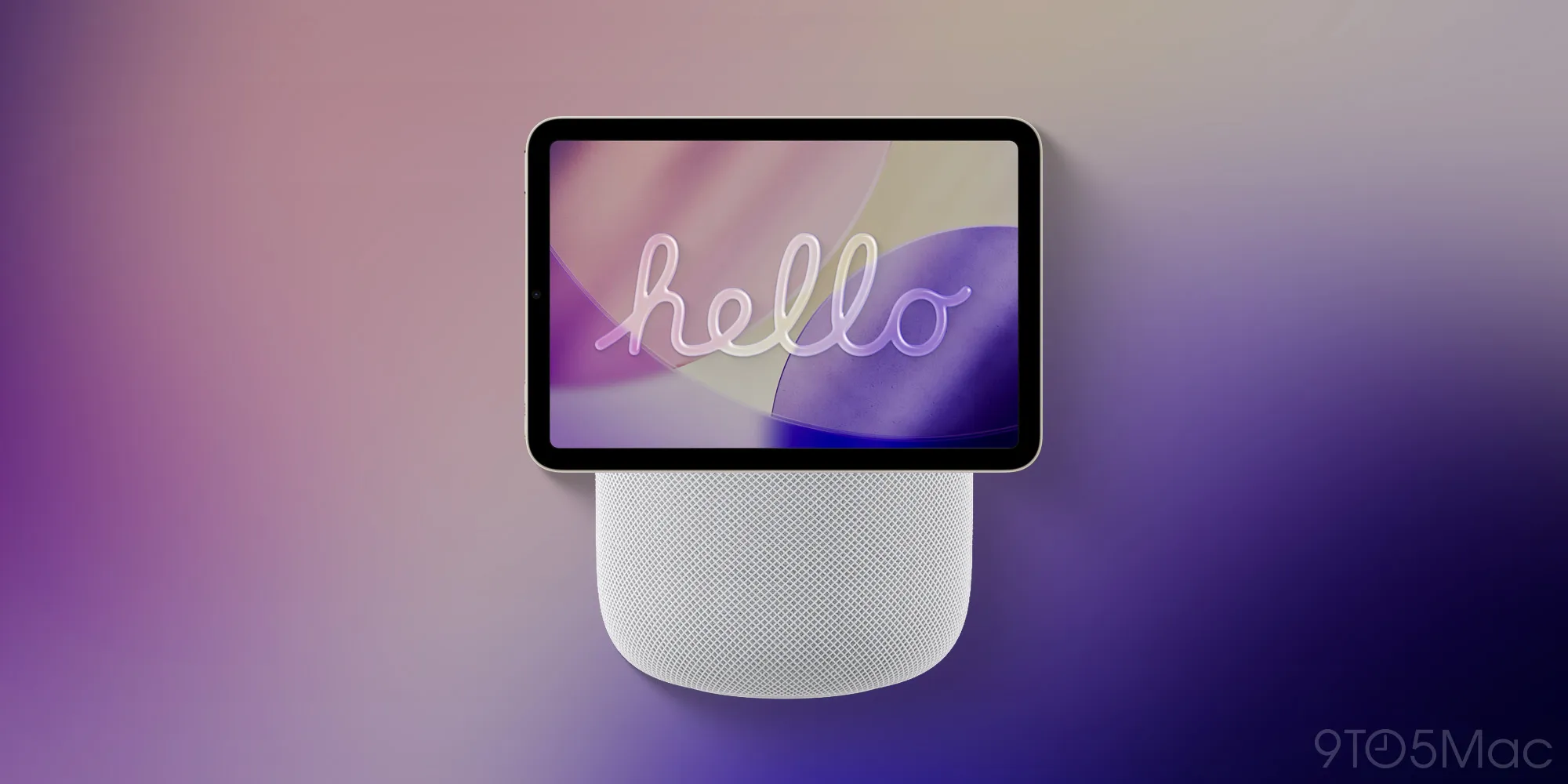 Μακέτα έννοιας HomePod touch