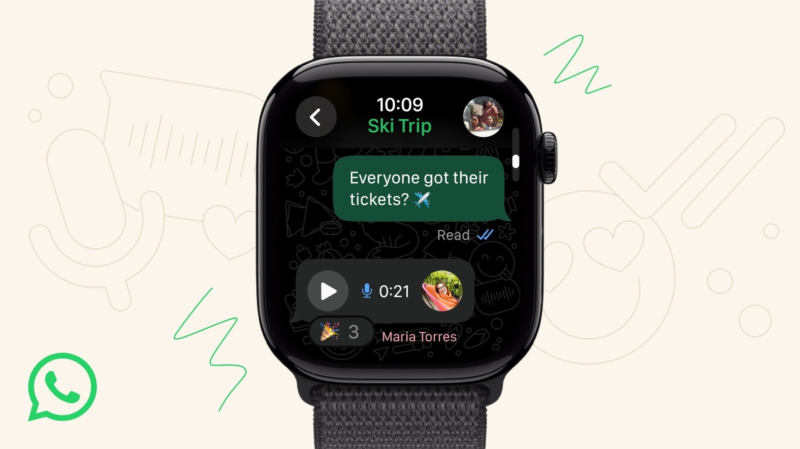 Το WhatsApp κυκλοφορεί για το Apple Watch