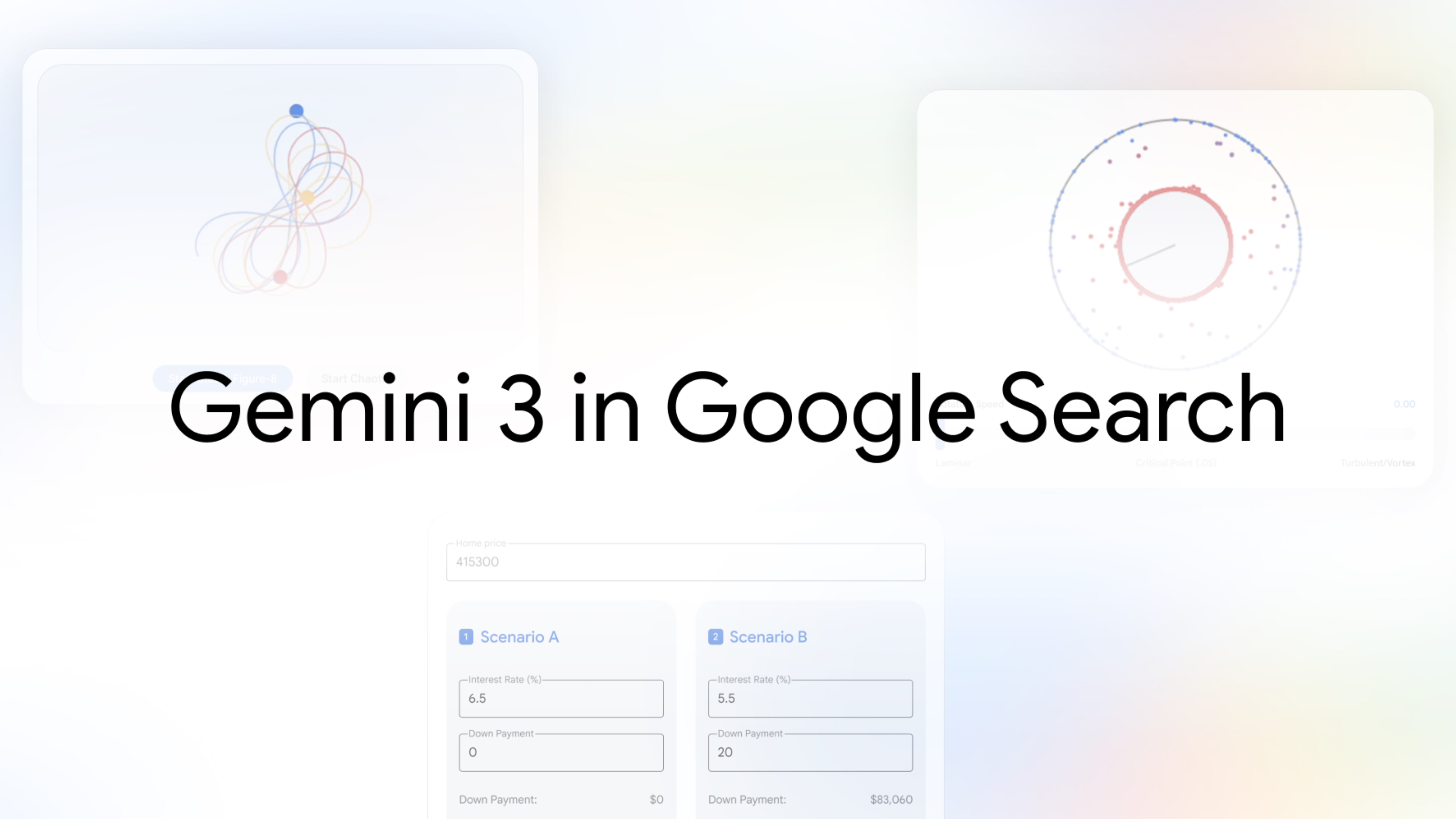 Μια εικόνα προώθησης για το Gemini 3 στην Αναζήτηση Google.