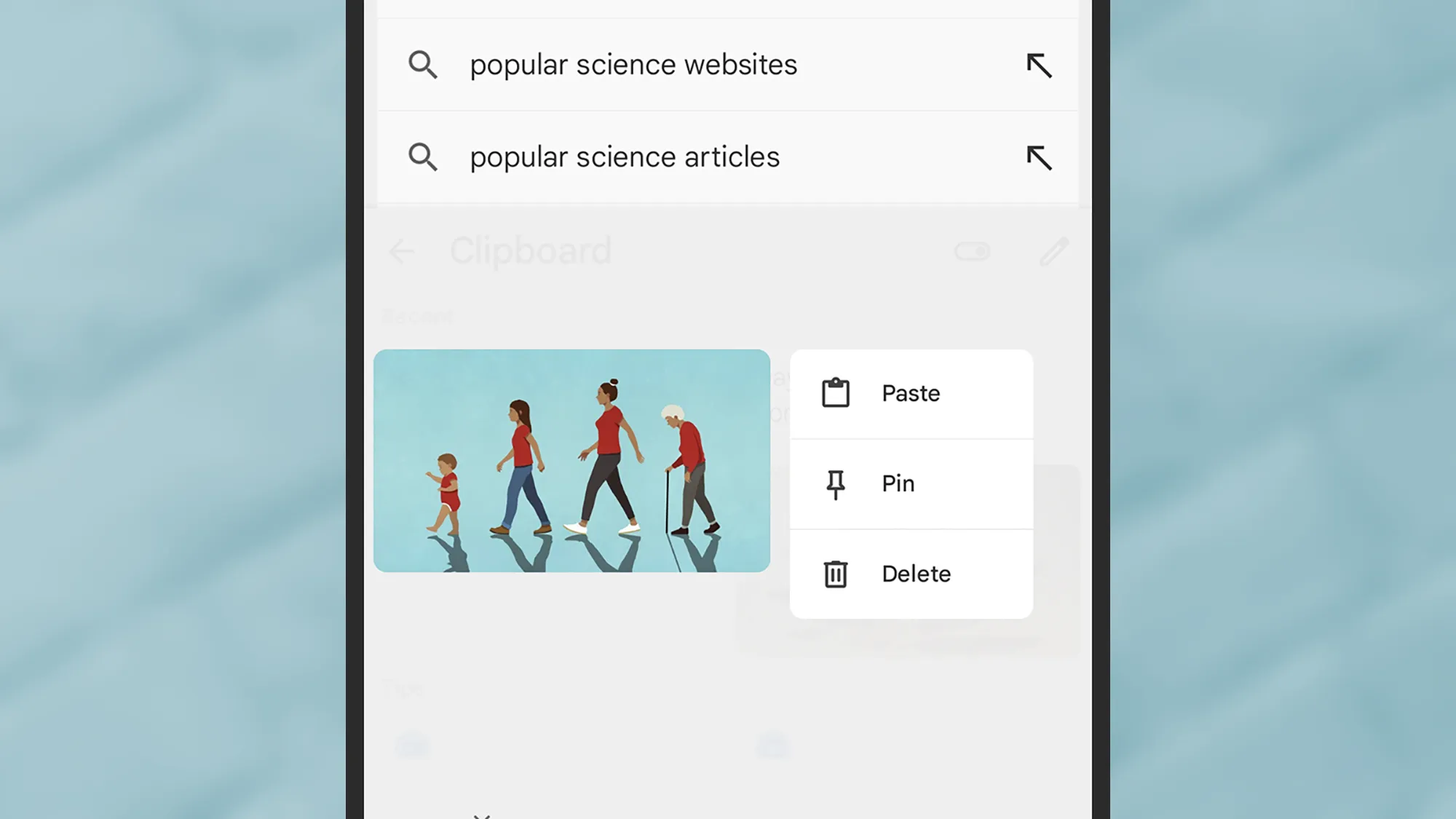 στιγμιότυπο οθόνης αποθήκευσης φωτογραφίας στο πρόχειρο