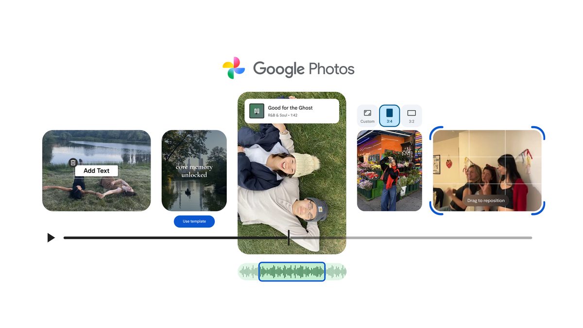 Το Google Photos προσθέτει πρότυπα βίντεο και νέο πρόγραμμα επεξεργασίας για κινητά
