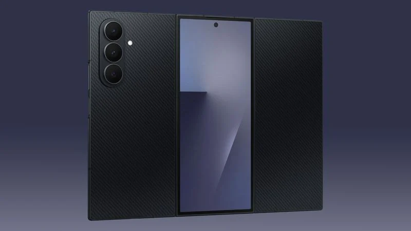 Το πίσω μέρος του Galaxy Z TriFold