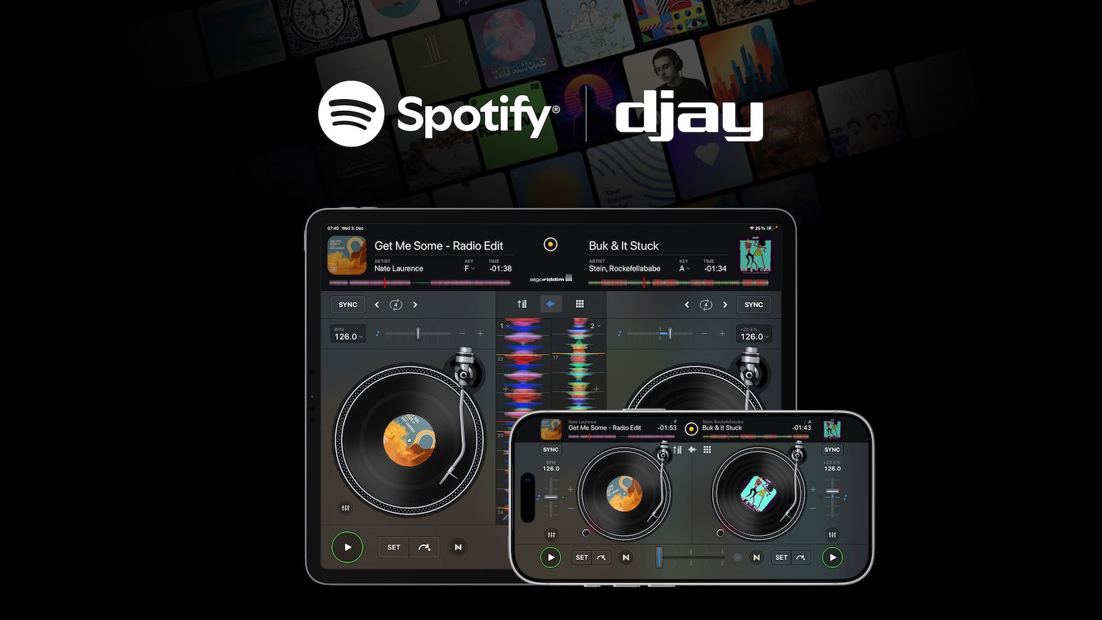 Η ενσωμάτωση Spotify για την εφαρμογή Djay της Algoriddim επεκτείνεται σε iOS και iPadOS