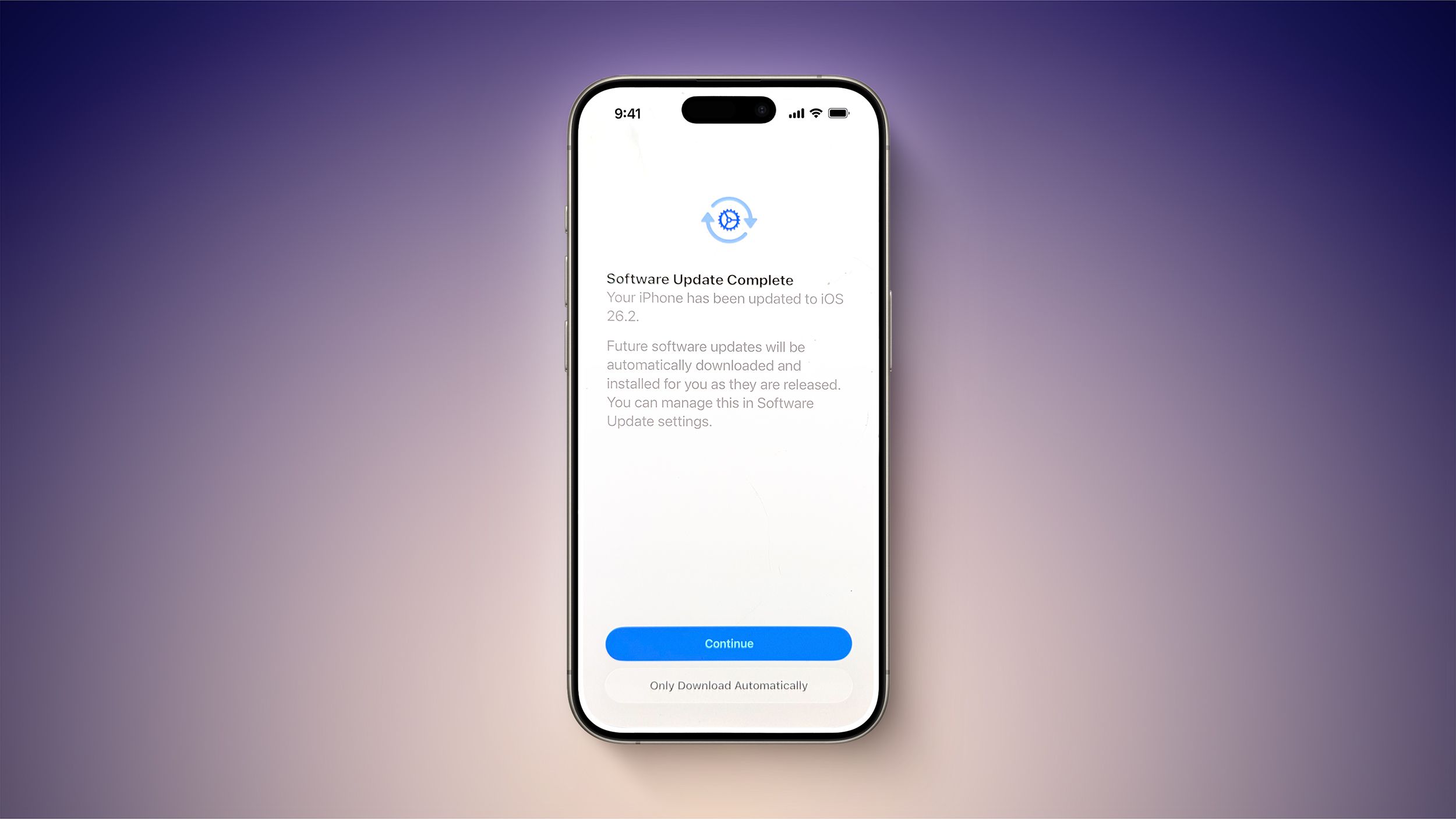 PSA: Το iOS 26.2 Ενεργοποιεί τις Αυτόματες ενημερώσεις λογισμικού για ορισμένους χρήστες