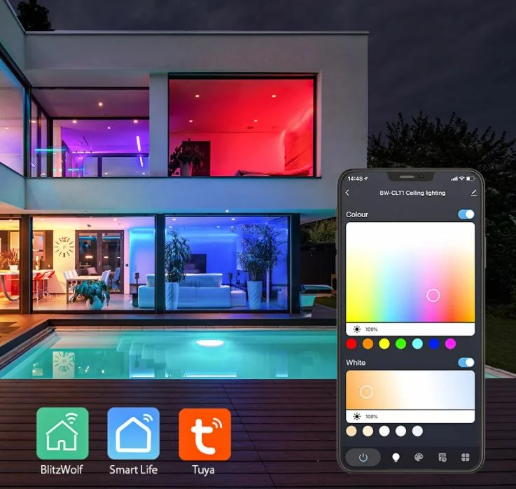 Απίστευτη Προσφορά: BlitzWolf BW-CLT1 - Το RGB Φωτιστικό που Δημιουργεί Ατμόσφαιρα στο Ταβάνι με Αντικατάσταση έως 6500K, Μόνο 37€!