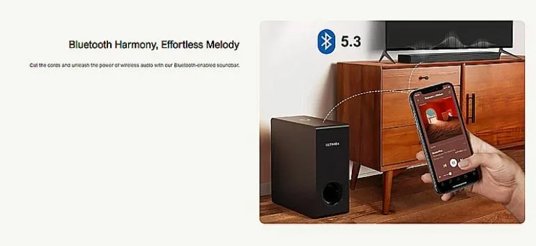 Ανακαλύψτε τον Απίστευτο Ήχο του Ultimea Nova S50: 2.1 με Dolby Atmos και 3D Surround Μόλις στα 94.6€!