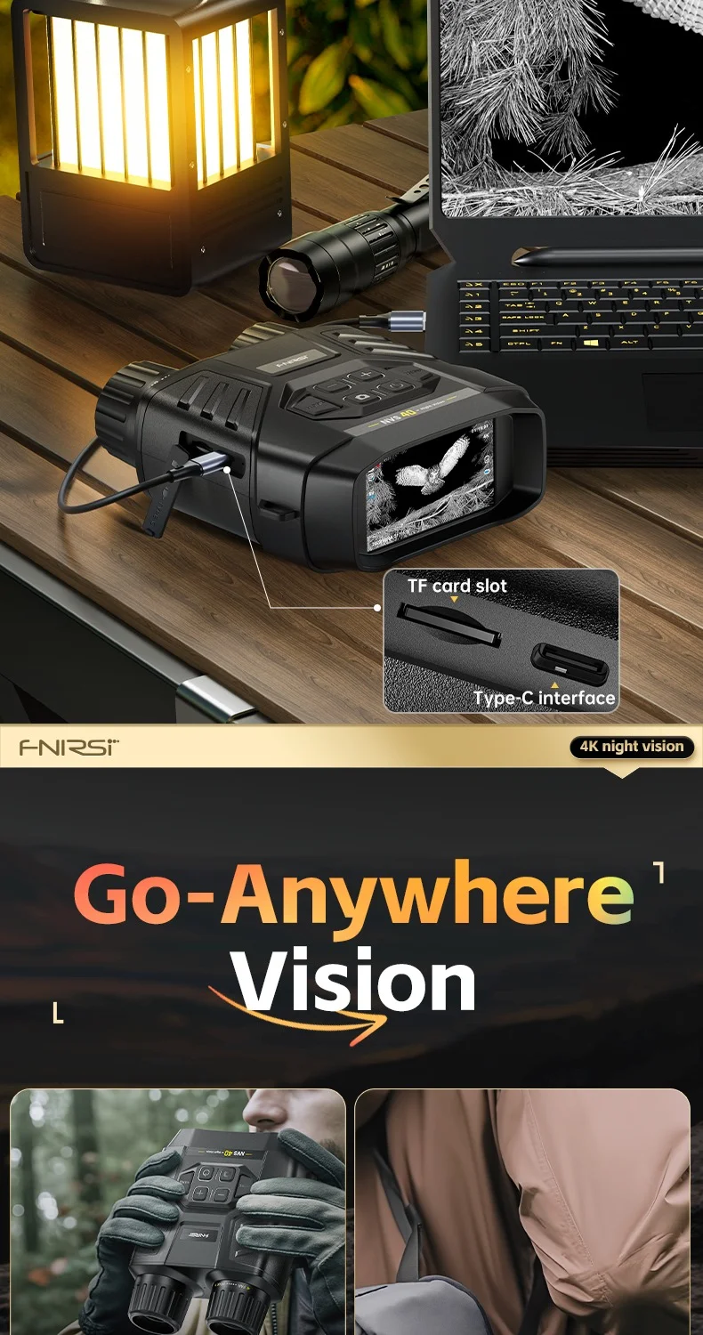 Ανακαλύψτε τη Νέα Επανάσταση στη Νυχτερινή Όραση: FNIRSI NVS-40 με 4K Ανάλυση και 6x Ψηφιακό Zoom – Για Παρατήρηση έως 300 Μέτρα! 🌙🔥