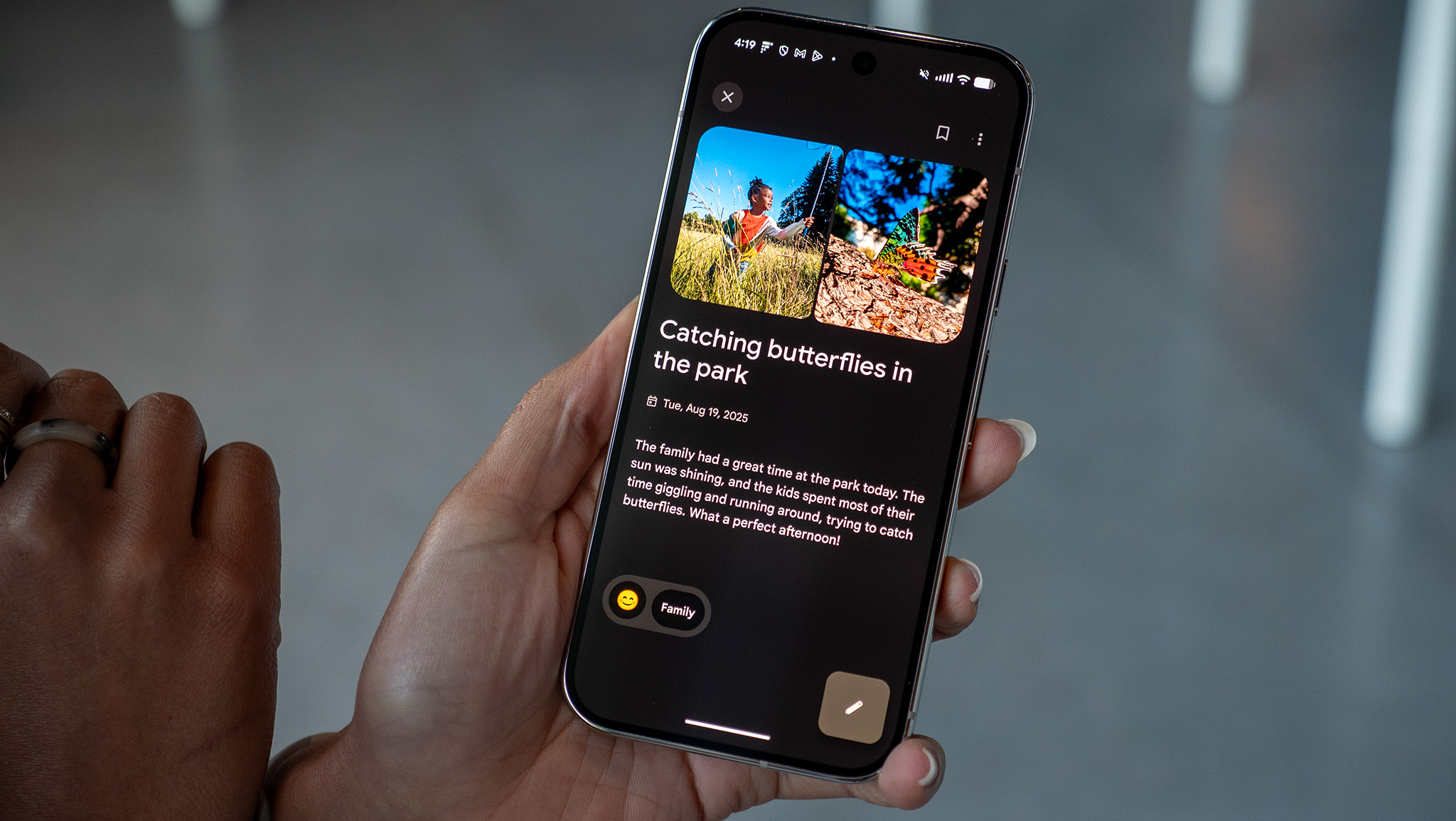 Pixel Journal σε Google Pixel 10 Pro