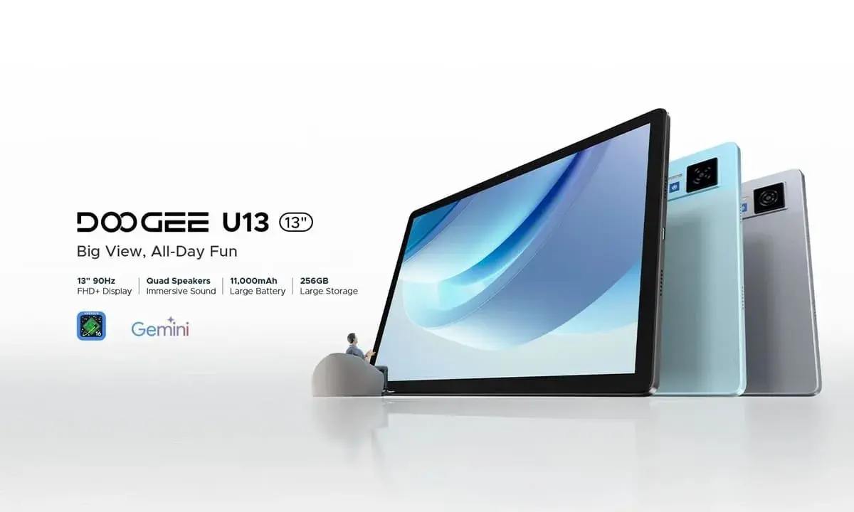 Ανακαλύψτε το DOOGEE U13: Το tablet που θα σας μαγέψει! Μόνο για λίγους, με Android 16 και εκπληκτικά 6GB/256GB σε ιστορικό χαμηλό τιμή!