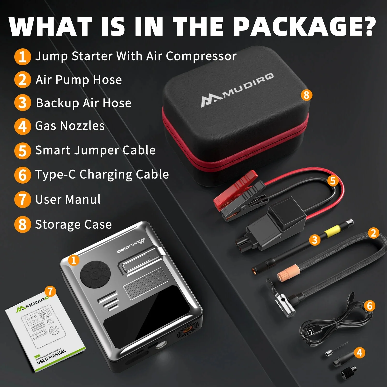 Απίστευτο Γενναίο Jump Starter MUDIRO 6000A – Γιατί όταν μείνεις, χρειάζεσαι περισσότερα από απλά καλώδια! Απίστευτο Γενναίο Jump Starter MUDIRO 6000A – Γιατί όταν μείνεις, χρειάζεσαι περισσότερα από απλά καλώδια!