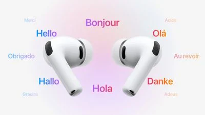 Ζωντανή μετάφραση AirPods