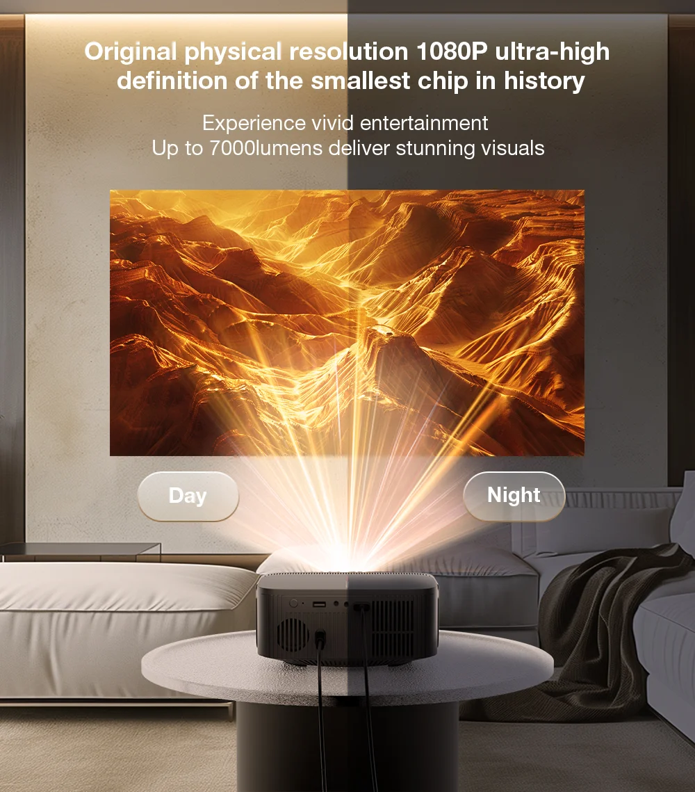 Blitzwolf V10 Projection Size